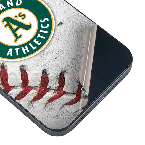 MLB Oakland Athletics Game Ball iPhone 14 Skin