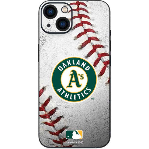 MLB Oakland Athletics Game Ball iPhone 15 Skin