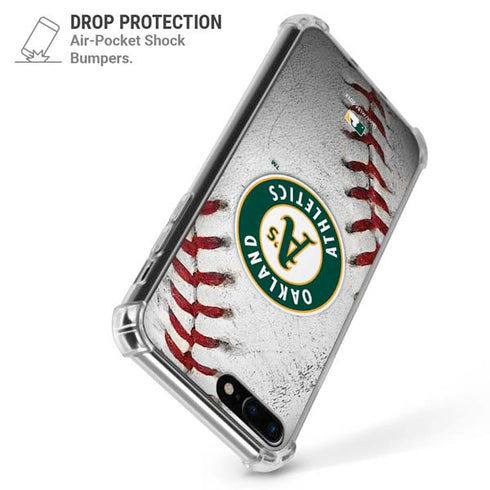 MLB Oakland Athletics Game Ball iPhone 7/8 Plus Clear Case