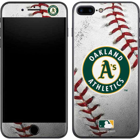 MLB Oakland Athletics Game Ball iPhone 8 Plus Skin