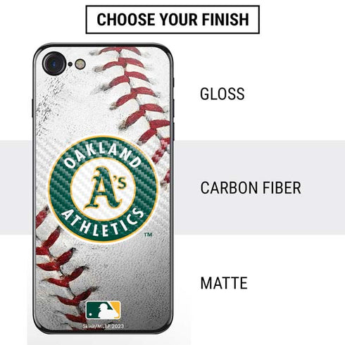 MLB Oakland Athletics Game Ball iPhone SE (2nd & 3rd Gen) Skin
