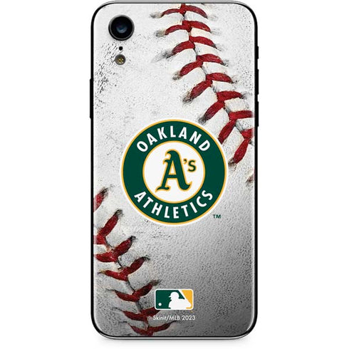 MLB Oakland Athletics Game Ball iPhone XR Skin