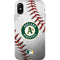 MLB Oakland Athletics Game Ball iPhone XS Pro Case