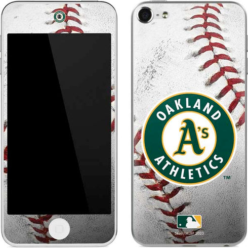 MLB Oakland Athletics Game Ball Apple iPod Skin