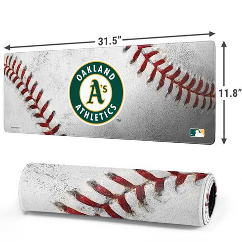 MLB Oakland Athletics Game Ball Gaming Mouse Pad