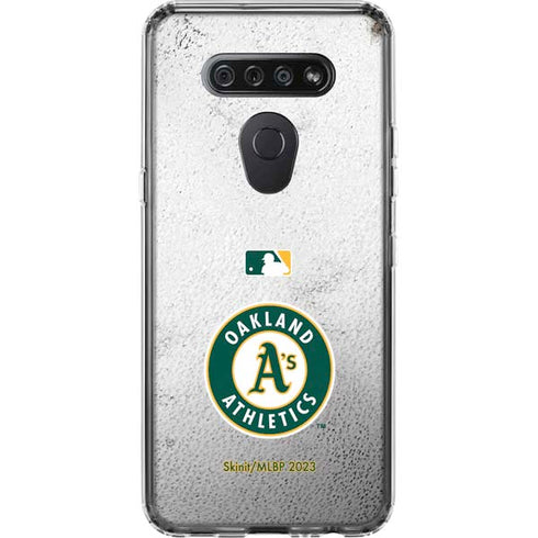 MLB Oakland Athletics Game Ball LG K51/Q51 Clear Case