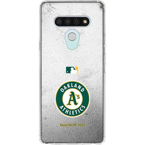 MLB Oakland Athletics Game Ball LG Stylo 6 Clear Case