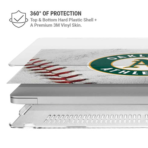 MLB Oakland Athletics Game Ball MacBook Air 13in M1 (2021) Case plus Skin