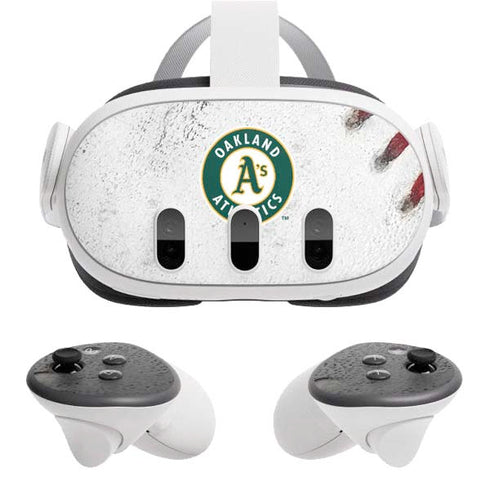 MLB Oakland Athletics Game Ball Meta Quest 3 Skin
