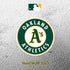 MLB Oakland Athletics Game Ball Moto E5 Play Skin