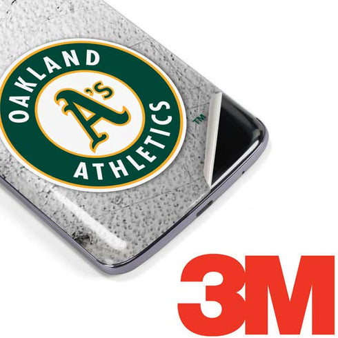 MLB Oakland Athletics Game Ball Moto E5 Plus Skin
