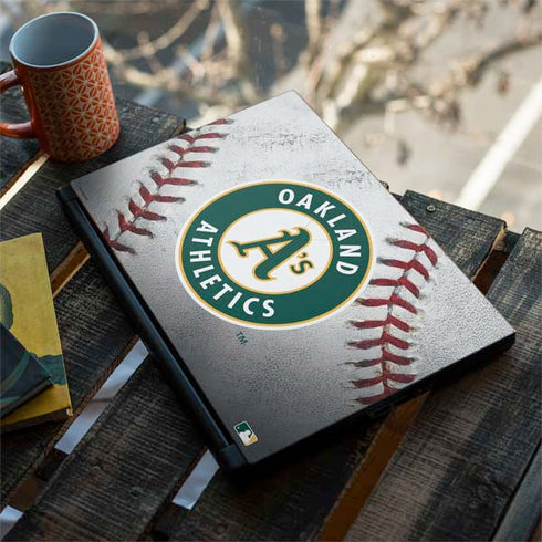MLB Oakland Athletics Game Ball MSI GS65 Stealth Laptop Skin
