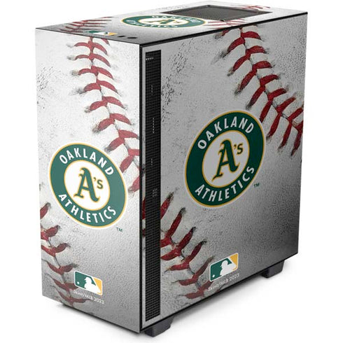 MLB Oakland Athletics Game Ball NZXT H510 Compact ATX Mid-Tower Case Skin
