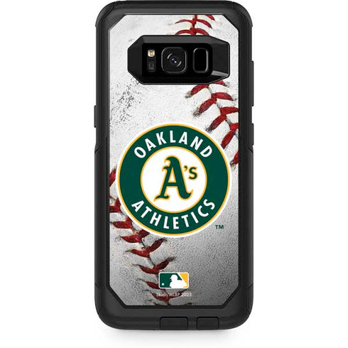 MLB Oakland Athletics Game Ball Otterbox Commuter Galaxy Skin