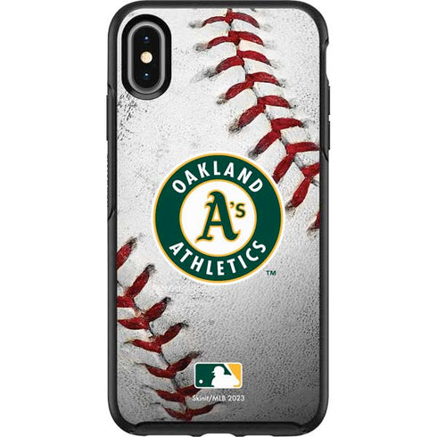 MLB Oakland Athletics Game Ball Otterbox Symmetry iPhone Skin