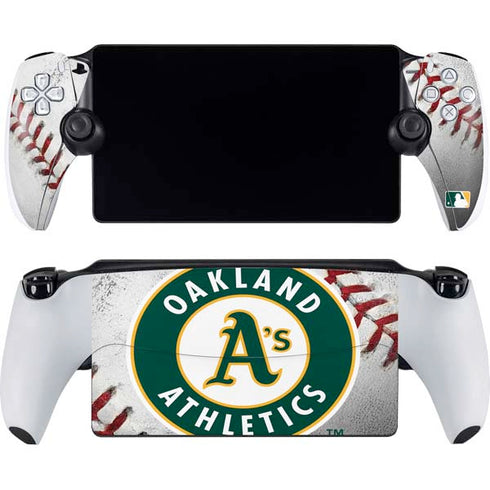 MLB Oakland Athletics Game Ball PlayStation Portal Remote Player Skin