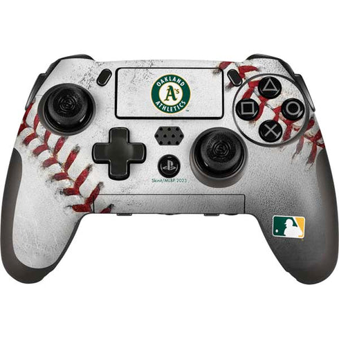 MLB Oakland Athletics Game Ball PlayStation Scuf Vantage 2 Controller Skin