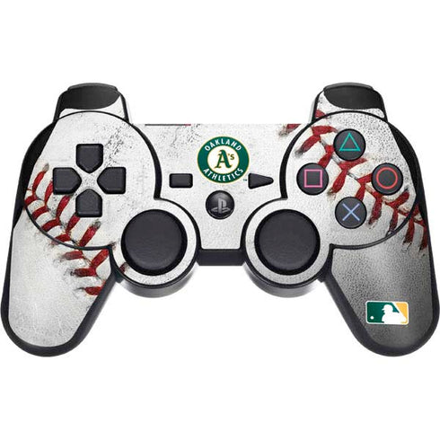 MLB Oakland Athletics Game Ball PS3 Dual Shock wireless controller Skin