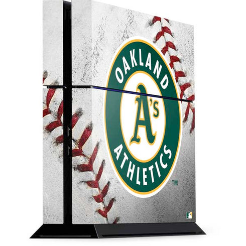 MLB Oakland Athletics Game Ball PS4 Console Skin