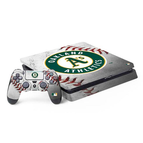 MLB Oakland Athletics Game Ball PS4 Slim Bundle Skin