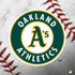 MLB Oakland Athletics Game Ball PS4 Slim Skin