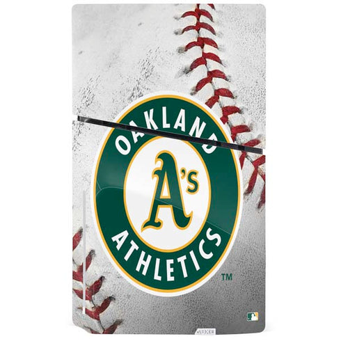 MLB Oakland Athletics Game Ball PS5 Slim Disk Console Skin