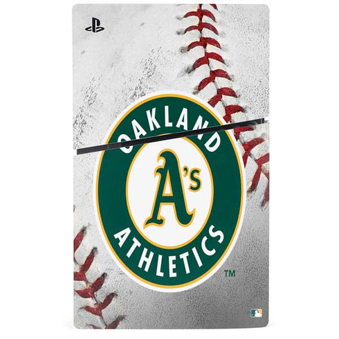 MLB Oakland Athletics Game Ball PS5 Slim Digital Edition Console Skin