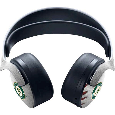 MLB Oakland Athletics Game Ball PULSE 3D Wireless Headset for PS5 Skin