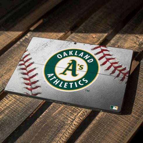 MLB Oakland Athletics Game Ball Surface Pro 7 Skin