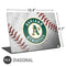 MLB Oakland Athletics Game Ball Universal Laptop 16.6in (13.4 x 9.7in) Skin