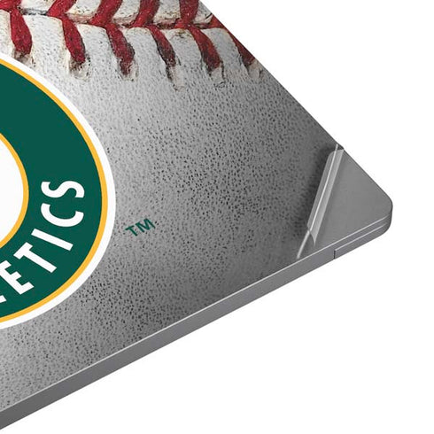 MLB Oakland Athletics Game Ball Universal Laptop 16in (13 x 9.4in) Skin