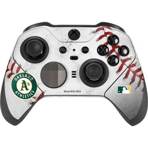 MLB Oakland Athletics Game Ball Xbox Elite Wireless Controller Series 2 Skin