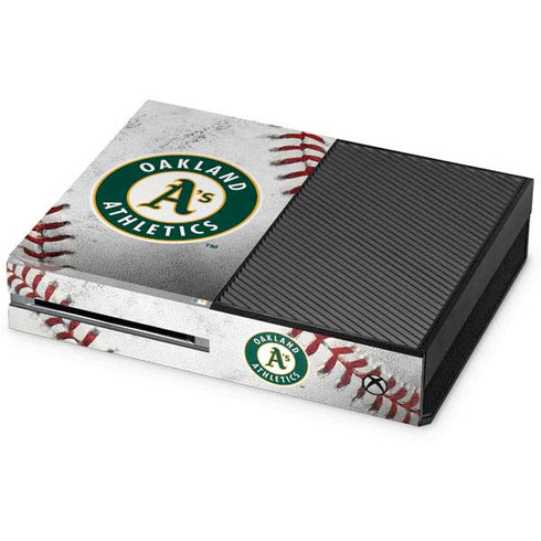 MLB Oakland Athletics Game Ball Xbox One Console Skin