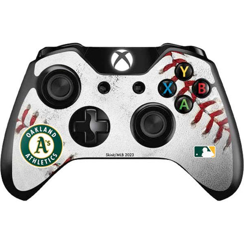 MLB Oakland Athletics Game Ball Xbox One Controller Skin