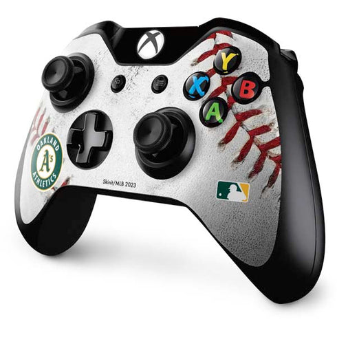 MLB Oakland Athletics Game Ball Xbox One Controller Skin