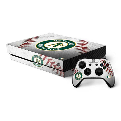 MLB Oakland Athletics Game Ball Xbox One X Bundle Skin