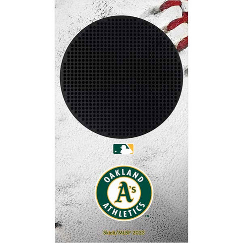 MLB Oakland Athletics Game Ball Xbox Series S Console Skin