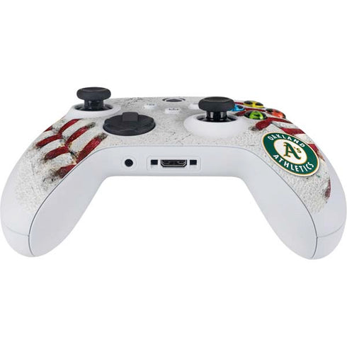 MLB Oakland Athletics Game Ball Xbox Series S Controller Skin