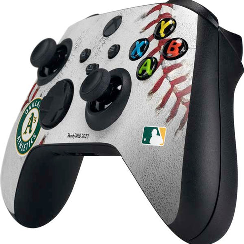MLB Oakland Athletics Game Ball Xbox Series X Controller Skin