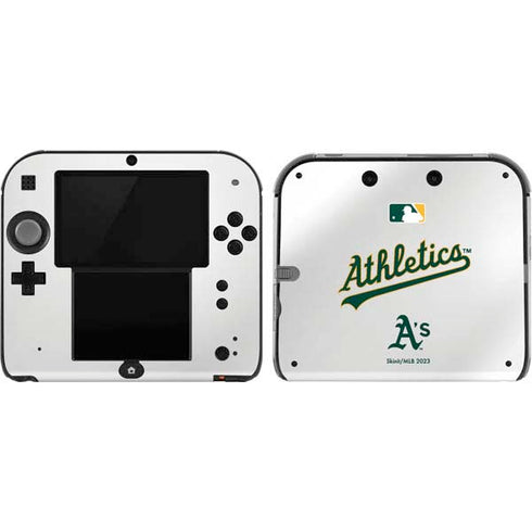 MLB Oakland Athletics Home Jersey Nintendo 2DS Skin