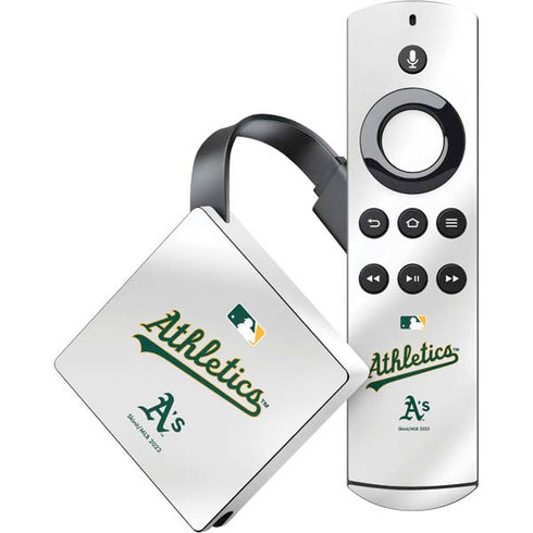 MLB Oakland Athletics Home Jersey Amazon Fire TV Skin