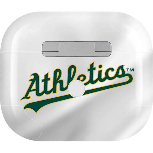 MLB Oakland Athletics Home Jersey Apple AirPods (3rd Gen 2021) Skin