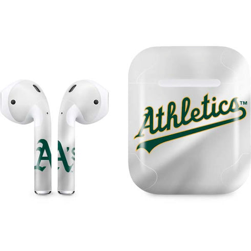 MLB Oakland Athletics Home Jersey Apple AirPods Skin