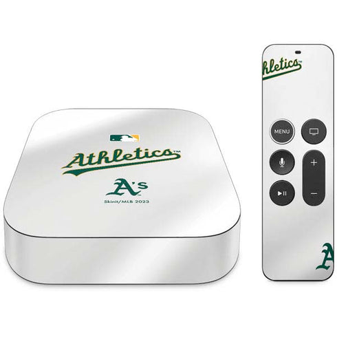 MLB Oakland Athletics Home Jersey Apple TV Skin