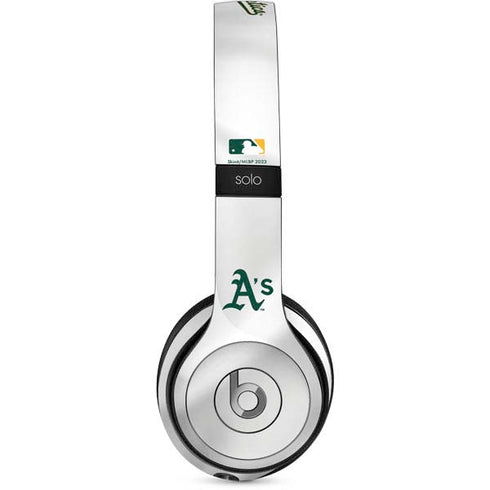 MLB Oakland Athletics Home Jersey Beats Solo 2 Wired Skin