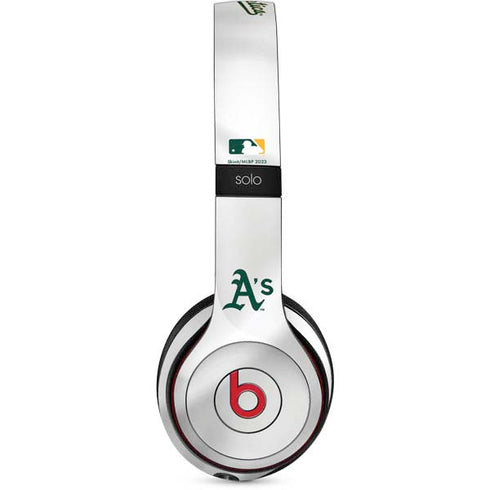 MLB Oakland Athletics Home Jersey Beats Solo 2 Wireless Skin