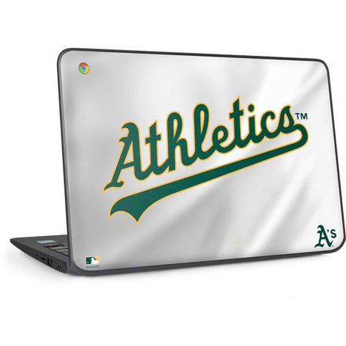MLB Oakland Athletics Home Jersey HP Chromebook Skin