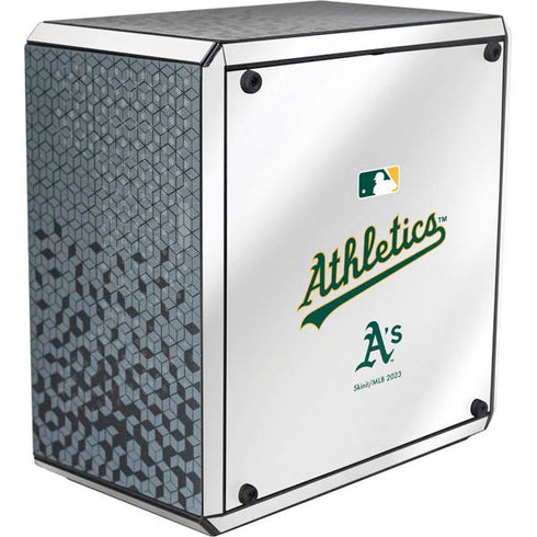 MLB Oakland Athletics Home Jersey Cooler Master MasterBox Q300L Mini Tower Skin