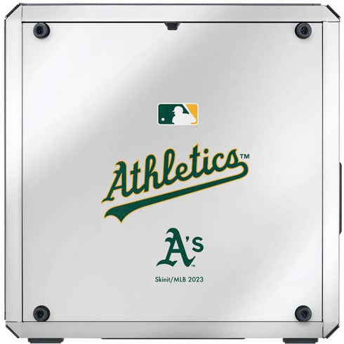 MLB Oakland Athletics Home Jersey Cooler Master MasterBox Q300L Mini Tower Skin