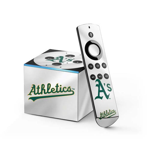MLB Oakland Athletics Home Jersey Fire TV Cube Skin